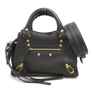 Balenciaga Neo Classic Shoulder Bag Leather Black
